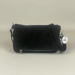 Gamuza Solapa Volcada Negro